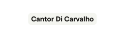 Cantor Di Carvalho